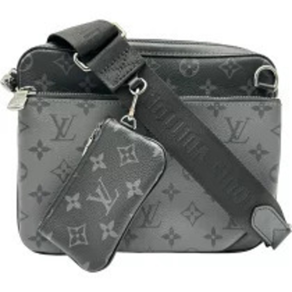 Louis Vuitton Trio Messenger Black Monogram Eclipse Black Shoulder Bag